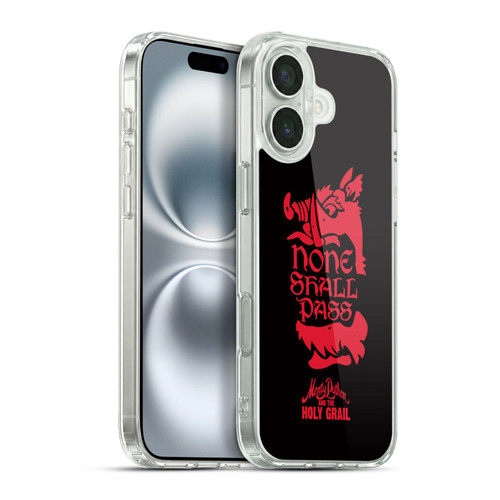 Monty Python Key Art None Shall Pass Soft Gel Case for Apple iPhone 16 Plus & MagSafe