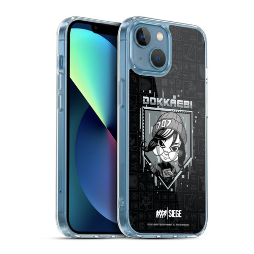 Tom Clancy's Rainbow Six Siege Chibi Operators Dokkaebi Soft Gel Case for Apple iPhone 13 Mini & MagSafe