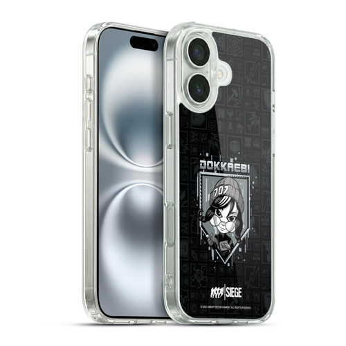 Tom Clancy's Rainbow Six Siege Chibi Operators Dokkaebi Soft Gel Case for Apple iPhone 16 Plus & MagSafe