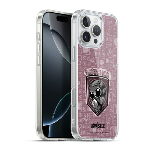 Tom Clancy's Rainbow Six Siege Chibi Operators Thatcher Soft Gel Case for Apple iPhone 16 Pro Max & MagSafe