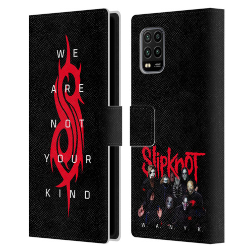 Slipknot We Are Not Your Kind Logo Leather Book Wallet Case Cover For Xiaomi Mi 10 Lite 5G