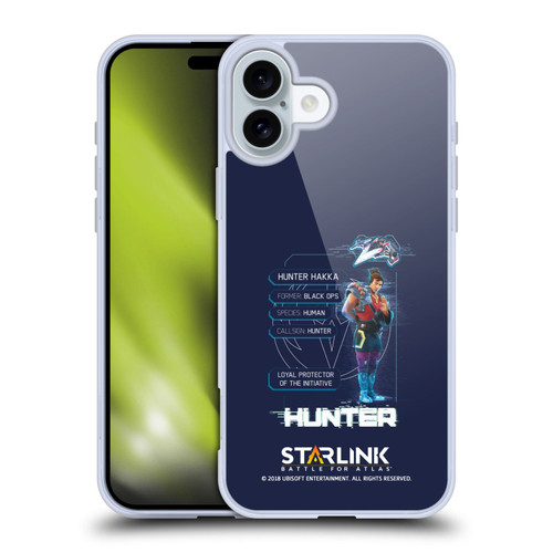 Starlink Battle for Atlas Character Art Hunter Soft Gel Case for Apple iPhone 16 Plus