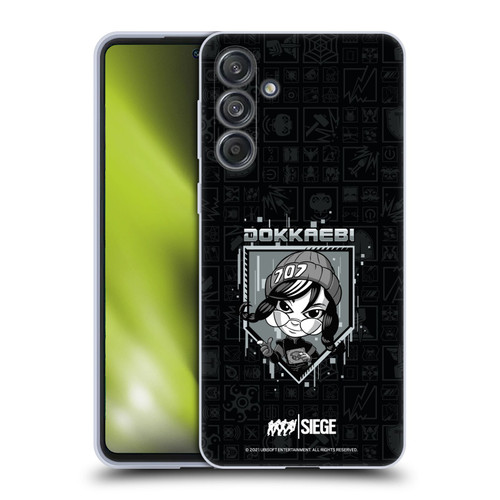 Tom Clancy's Rainbow Six Siege Chibi Operators Dokkaebi Soft Gel Case for Samsung Galaxy M55 5G