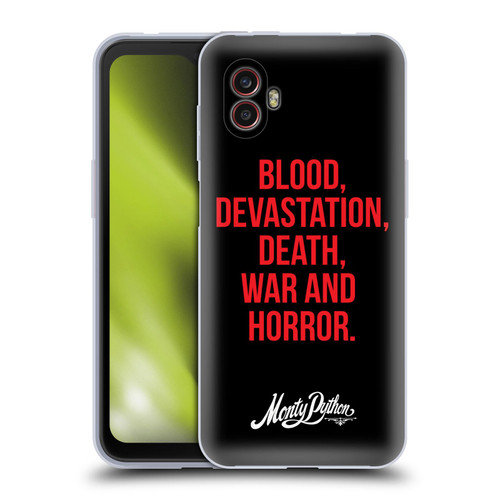 Monty Python Key Art Blood Devastation Death War And Horror Soft Gel Case for Samsung Galaxy Xcover6 Pro/Pro2