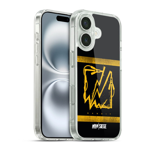 Tom Clancy's Rainbow Six Siege Icons Bandit Soft Gel Case for Apple iPhone 16 & MagSafe
