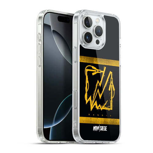 Tom Clancy's Rainbow Six Siege Icons Bandit Soft Gel Case for Apple iPhone 16 Pro Max & MagSafe