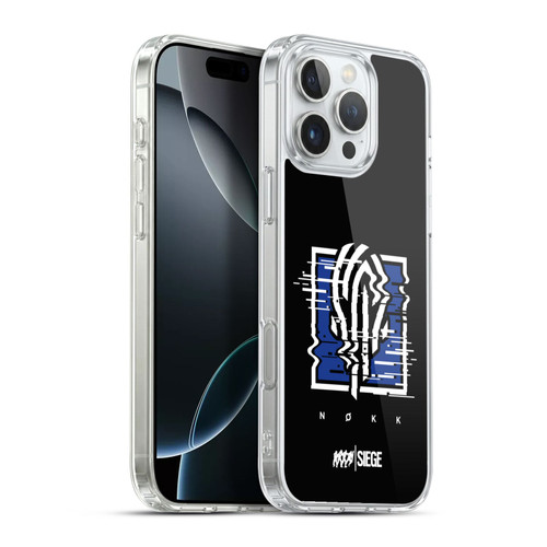 Tom Clancy's Rainbow Six Siege Icons Nokk Soft Gel Case for Apple iPhone 16 Pro Max & MagSafe