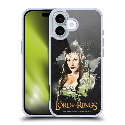 The Lord Of The Rings The Fellowship Of The Ring Character Art Arwen Soft Gel Case for Apple iPhone 16