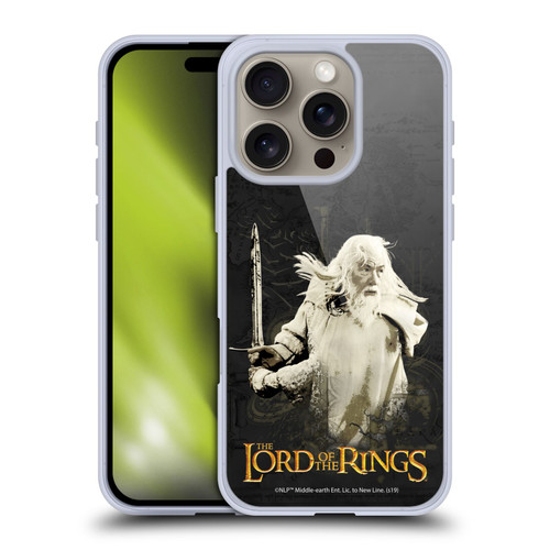 The Lord Of The Rings The Fellowship Of The Ring Character Art Gandalf Soft Gel Case for Apple iPhone 16 Pro