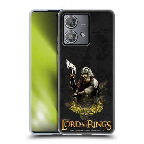 The Lord Of The Rings The Fellowship Of The Ring Character Art Gimli Soft Gel Case for Motorola Edge 40 Neo 5G