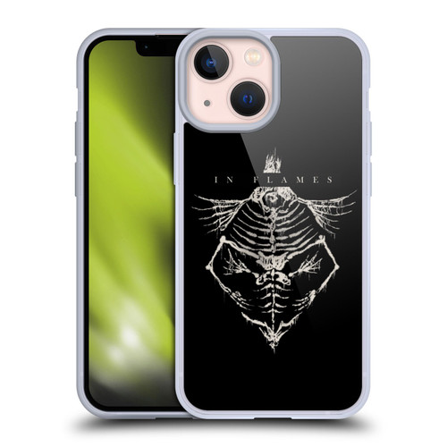 In Flames Metal Grunge Jesterhead Bones Soft Gel Case for Apple iPhone 13 Mini