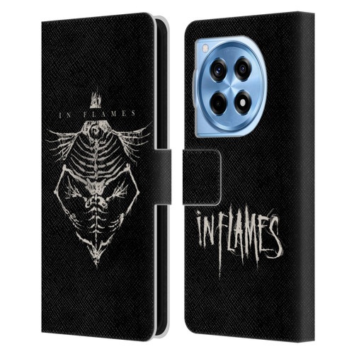 In Flames Metal Grunge Jesterhead Bones Leather Book Wallet Case Cover For OnePlus 12R
