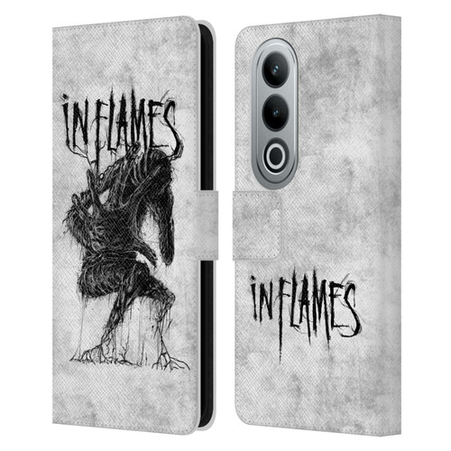 In Flames Metal Grunge Big Creature Leather Book Wallet Case Cover For OPPO OnePlus Ace 3V 5G