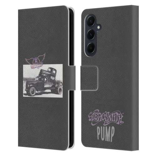 Aerosmith Black And White The Pump Leather Book Wallet Case Cover For Samsung Galaxy A55 5G
