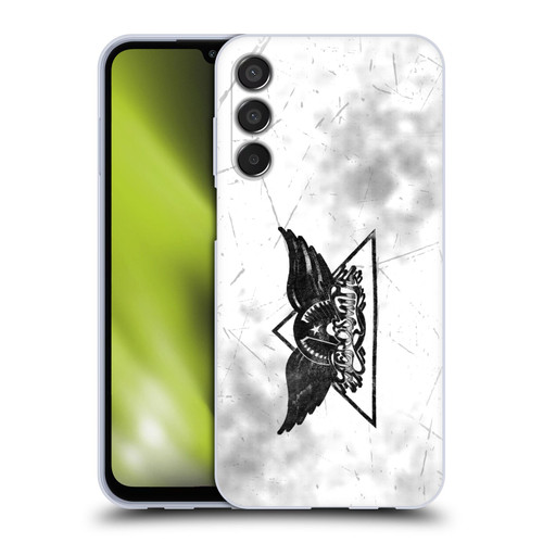 Aerosmith Black And White Triangle Winged Logo Soft Gel Case for Samsung Galaxy M15/F15 5G