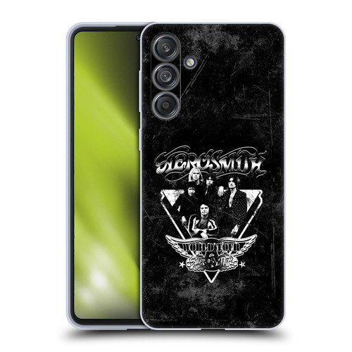Aerosmith Black And White World Tour Soft Gel Case for Samsung Galaxy M55 5G