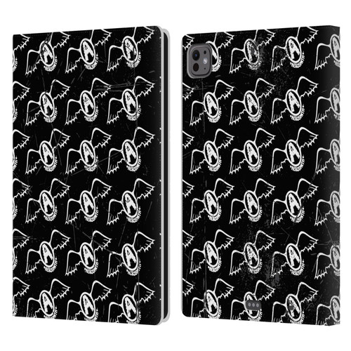 Aerosmith Classics Logo Pattern Leather Book Wallet Case Cover For Apple iPad Pro 11 M4 2024