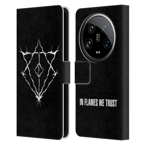 In Flames Metal Grunge Jesterhead Logo Leather Book Wallet Case Cover For Xiaomi 14 Ultra