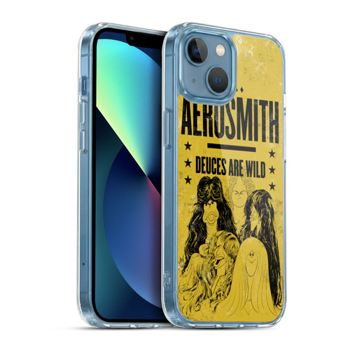 Aerosmith Classics Deuces Are Wild Soft Gel Case for Apple iPhone 13 Mini & MagSafe