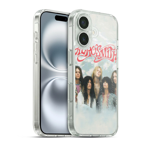 Aerosmith Classics Logo Decal Soft Gel Case for Apple iPhone 16 & MagSafe