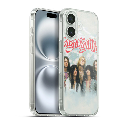 Aerosmith Classics Logo Decal Soft Gel Case for Apple iPhone 16 Plus & MagSafe