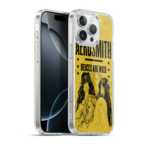 Aerosmith Classics Deuces Are Wild Soft Gel Case for Apple iPhone 16 Pro Max & MagSafe