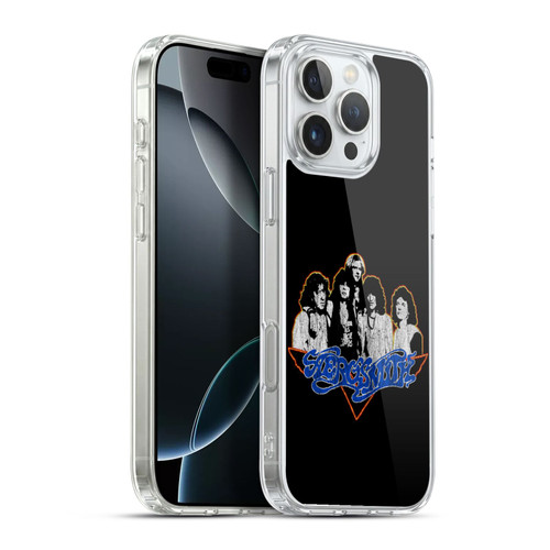 Aerosmith Classics Group Photo Vintage Soft Gel Case for Apple iPhone 16 Pro Max & MagSafe