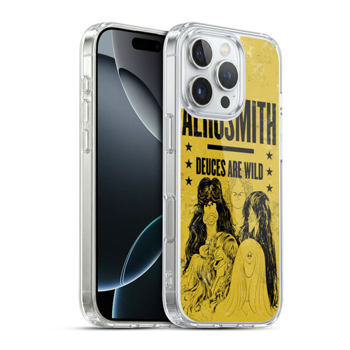Aerosmith Classics Deuces Are Wild Soft Gel Case for Apple iPhone 16 Pro & MagSafe