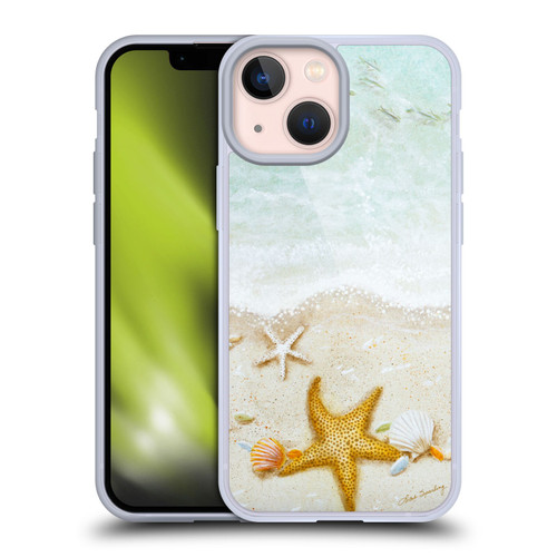 Lisa Sparling Birds And Nature Sandy Shore Soft Gel Case for Apple iPhone 13 Mini