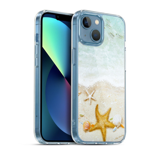 Lisa Sparling Birds And Nature Sandy Shore Soft Gel Case for Apple iPhone 13 Mini & MagSafe