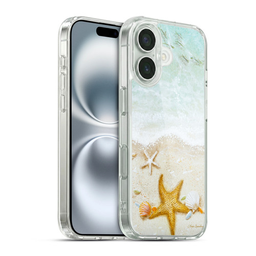 Lisa Sparling Birds And Nature Sandy Shore Soft Gel Case for Apple iPhone 16 & MagSafe