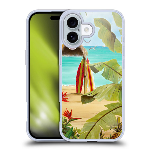 Lisa Sparling Birds And Nature Surf Shack Soft Gel Case for Apple iPhone 16