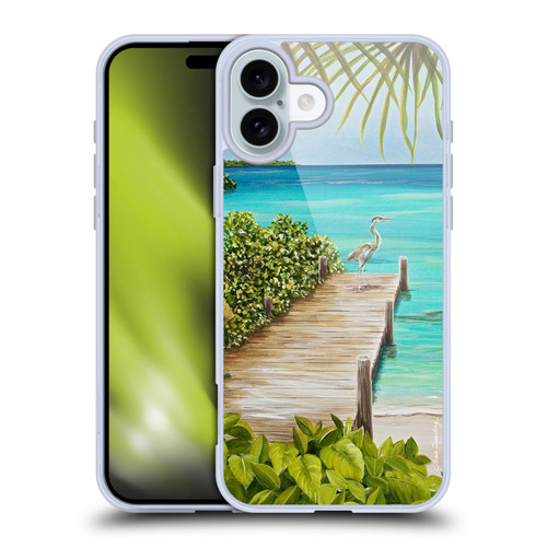 Lisa Sparling Birds And Nature Coastal Seclusion Soft Gel Case for Apple iPhone 16 Plus