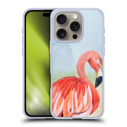 Lisa Sparling Birds And Nature Flamingo Soft Gel Case for Apple iPhone 16 Pro