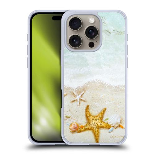 Lisa Sparling Birds And Nature Sandy Shore Soft Gel Case for Apple iPhone 16 Pro