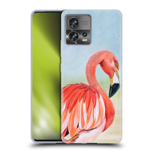 Lisa Sparling Birds And Nature Flamingo Soft Gel Case for Motorola Moto Edge 30 Fusion