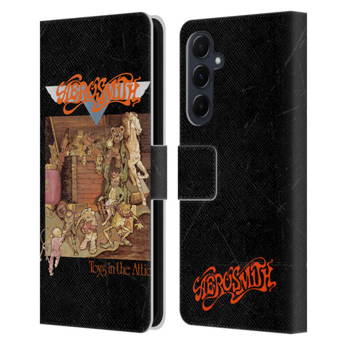 Aerosmith Classics Toys In The Attic Leather Book Wallet Case Cover For Samsung Galaxy A55 5G
