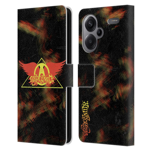Aerosmith Classics Triangle Winged Leather Book Wallet Case Cover For Xiaomi Redmi Note 13 Pro Plus 5G