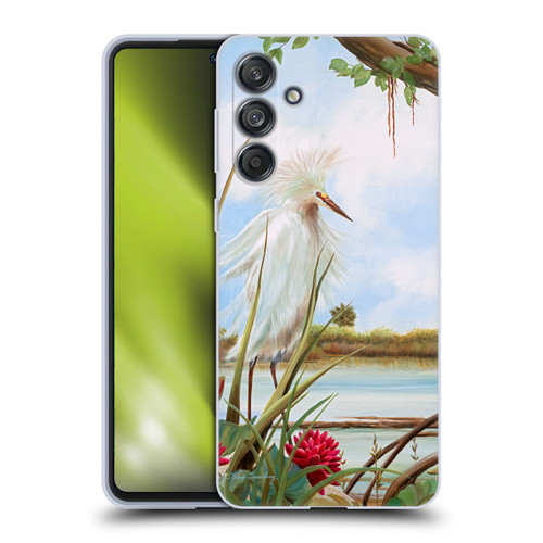 Lisa Sparling Birds And Nature All Dressed Up Soft Gel Case for Samsung Galaxy M55 5G