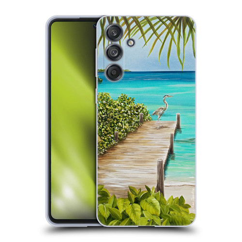 Lisa Sparling Birds And Nature Coastal Seclusion Soft Gel Case for Samsung Galaxy M55 5G
