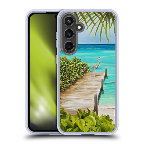 Lisa Sparling Birds And Nature Coastal Seclusion Soft Gel Case for Samsung Galaxy S24 FE