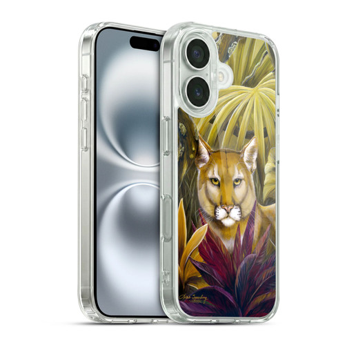 Lisa Sparling Creatures Florida Forest Panther Soft Gel Case for Apple iPhone 16 & MagSafe
