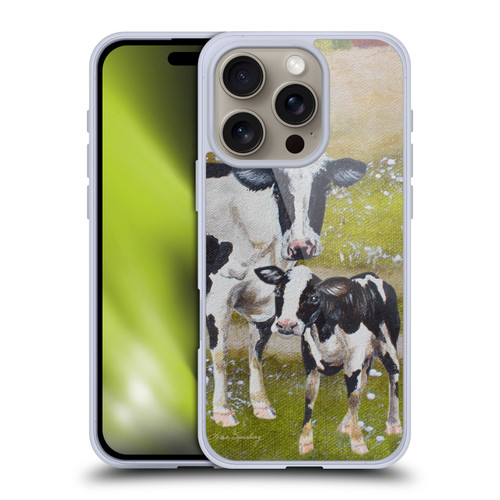 Lisa Sparling Creatures Two Cows Soft Gel Case for Apple iPhone 16 Pro