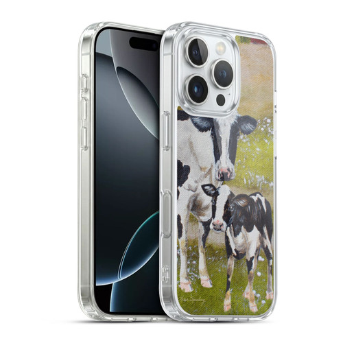 Lisa Sparling Creatures Two Cows Soft Gel Case for Apple iPhone 16 Pro & MagSafe