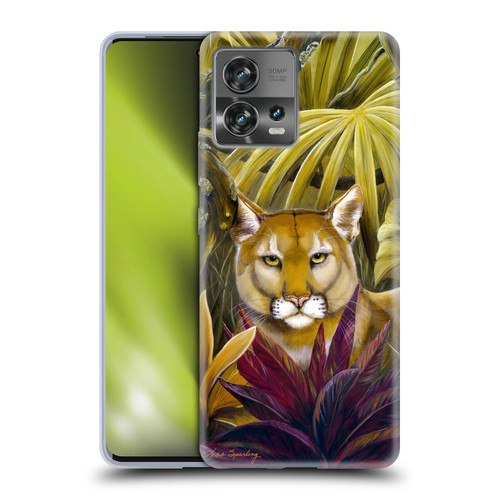 Lisa Sparling Creatures Florida Forest Panther Soft Gel Case for Motorola Moto Edge 30 Fusion