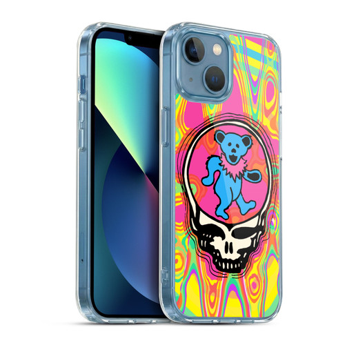 Grateful Dead Trends Bear Soft Gel Case for Apple iPhone 13 Mini & MagSafe