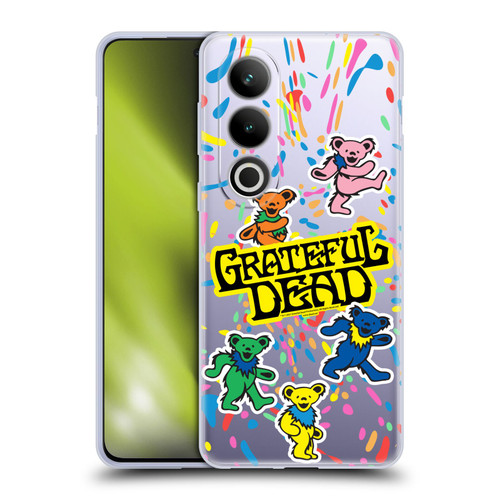Grateful Dead Trends Bear Color Splatter Soft Gel Case for OPPO OnePlus Ace 3V 5G