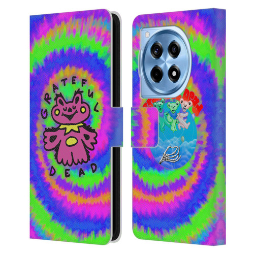 Grateful Dead Trends Dancing Bear Colorful Leather Book Wallet Case Cover For OnePlus 12R