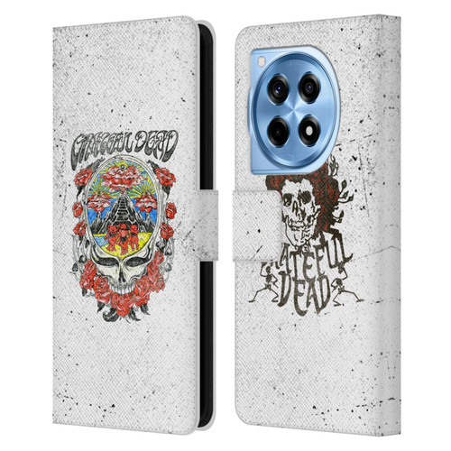 Grateful Dead Trends Rose Leather Book Wallet Case Cover For OnePlus 12R