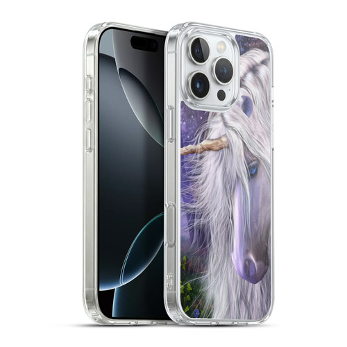 Laurie Prindle Fantasy Horse Moonlight Serenade Unicorn Soft Gel Case for Apple iPhone 16 Pro Max & MagSafe